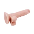 Kép 5/5 - Chisa Novelties - Flatterer - letapaszható, élethű, herés dildó (18,6cm) - natúr