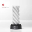 Kép 1/6 - Tenga - 3D Spiral - prémium maszturbátor (fehér)