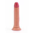 Kép 6/6 - Lovetoy - 7&quot; Dual-Layered Silicone Cock - rögzíthető, élethű dildó (18,5cm) - natúr