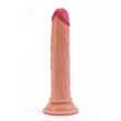 Kép 2/6 - Lovetoy - 7&quot; Dual-Layered Silicone Cock - rögzíthető, élethű dildó (18,5cm) - natúr