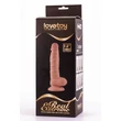 Kép 3/8 - Lovetoy - 7,5&quot; Real Extreme Dildo #1 - rögzíthető, élethű, herés dildó (19cm) - natúr