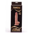 Kép 5/8 - Lovetoy - 7,5&quot; Real Extreme Dildo #1 - rögzíthető, élethű, herés dildó (19cm) - natúr