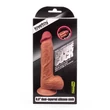 Kép 1/8 - Lovetoy - 8,5&quot; Dual-Layered Silicone Cock - rögzíthető, élethű, herés dildó (21,5cm) - testszínű