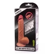 Kép 8/8 - Lovetoy - 8,5&quot; Dual-Layered Silicone Cock - rögzíthető, élethű, herés dildó (21,5cm) - testszínű