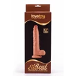 Kép 7/7 - Lovetoy - 9,5&quot; Real Extreme Dildo #2 - rögzíthető, élethű, herés dildó (24cm) - natúr