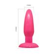 Baile - Anal Plug Stimulate Suck - rögzíthető, zselés análkúp (13,5cm) - piros