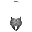 Kép 4/4 - Obsessive - B113 - alul nyitott, elöl fűzővel díszített body (S/M/L) - fekete