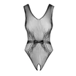Kép 2/4 - Obsessive - B115 - alul nyitott, V nyakú body (S/M/L) - fekete