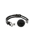 Kép 2/2 - NS Toys - Bare Bondage Ball Gag - állítható szájpecek (fekete)
