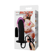 Baile - Bigger Joy - Inflatable Penis 2 - rögzítehető, távirányitású, felfújható anál vibrátor (fekete)