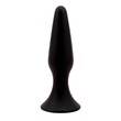 Chisa Novelties - Black Mont - közepes méretű szilikon análkúp (L) - fekete
