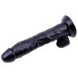 Kép 2/5 - Chisa Novelties - Black Mont - rögzíthető, élethű, herés dildó (25cm) - fekete