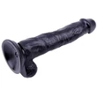 Kép 4/5 - Chisa Novelties - Black Mont - rögzíthető, élethű, herés dildó (25cm) - fekete
