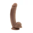Kép 1/6 - Chisa Novelties - Naked Legend Boss - rögzíthető, élethű, herés G-és P-pont dildó (barna)