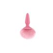 NS Toys - Bunny Tails - szilikon análkúp nyuszifarokkal (pink)
