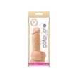 Kép 1/2 - NS Toys - Colours Pleasures 4&quot; - rögzíthető, élethű, herés dildó (14cm) - fehér