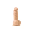 Kép 2/2 - NS Toys - Colours Pleasures 4&quot; - rögzíthető, élethű, herés dildó (14cm) - fehér