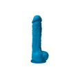 Kép 1/2 - NS Toys - Colours Pleasures 5&quot; - rögzíthető, élethű, herés dildó (18,5cm) - kék