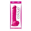 Kép 2/2 - NS Toys - Colours Pleasures Large - rögzíthető, élethű, herés dildó (24cm) - pink