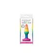 Kép 1/2 - NS Toys - Colours - Pride Edition - Pleasure Plug - rögzíthető  mini análkúp (szivárvány)
