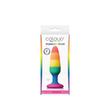 NS Toys - Colours - Pride Edition - Pleasure Plug - kisméretű, rögzíthető análkúp (szivárvány)