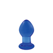 NS Toys - Crystal Small - kis méretű üveg análdugó (6,4cm) - kék