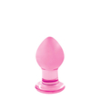 NS Toys - Crystal Small - kis méretű üveg análdugó (6,4cm) - pink