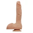 Kép 1/3 - NS Toys - Danny D Secret Weapon - rögzíthető, élethű, herés dildó (28,5cm) - natúr