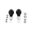 Seven Creations - Dual Nipple Enlarger - mellbimbó pumpa szett (fekete)