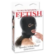 Kép 3/4 - Pipedream - Fetish Fantasy Series - fényes maszk szem- és szájnyílással (fekete)