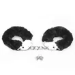 Kép 3/6 - Lovetoy - Fetish Pleasure - Fluffy Hand Cuffs - bolyhos csuklóbilincs (fekete)
