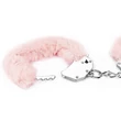 Kép 7/7 - Lovetoy - Fetish Pleasure - Fluffy Hand Cuffs - bolyhos csuklóbilincs (pink)