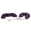 Kép 4/6 - Lovetoy - Fetish Pleasure - Fluffy Hand Cuffs - bolyhos csuklóbilincs (lila)