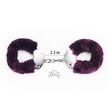 Kép 5/6 - Lovetoy - Fetish Pleasure - Fluffy Hand Cuffs - bolyhos csuklóbilincs (lila)