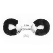 Kép 2/6 - Lovetoy - Fetish Pleasure - Fluffy Hand Cuffs - bolyhos csuklóbilincs (fekete)