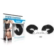 Kép 6/6 - Lovetoy - Fetish Pleasure - Fluffy Hand Cuffs - bolyhos csuklóbilincs (fekete)