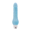 Kép 1/2 - NS Toys - Firefly 8&quot; Vibrating Massager - Glows in Colour - foszforeszkáló, élethű vibrátor csiklóizgatóval (23,2cm) - kék