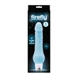 Kép 2/2 - NS Toys - Firefly 8&quot; Vibrating Massager - Glows in Colour - foszforeszkáló, élethű vibrátor csiklóizgatóval (23,2cm) - kék