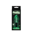 NS Toys - Firefly Glass Plug - Glows in the Dark - nagy méretű, foszforeszkáló, üveg análdugó (10cm) - áttetsző 