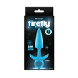 NS Toys - Firefly Prince - Glows in Colour - közepes méretű, szilikon análhorog (12,5cm) - kék
