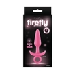 Kép 2/2 - NS Toys - Firefly Prince - Glows in Colour - kis méretű, szilikon análhorog (11cm) - pink
