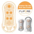Kép 5/5 - Tenga - Flip Orb - Orange Crash - prémium, vákuum maszturbátor (fehér)