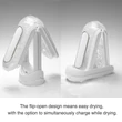 Kép 6/9 - Tenga - Flip Zero - Electronic Vibration - prémium, 5 funkciós vibrációs maszturbátor (USB) - fehér