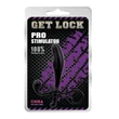 Kép 1/3 - Chisa Novelties - Get Lock Pro Stimulator - ívelt prosztata masszírozó (fekete)