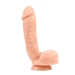 Kép 2/2 - Chisa Novelties - Hard On - rögzíthető, élethű, herés dildó (22cm) - natúr