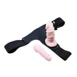 Kép 2/7 - Baile - Jessica Strap-On 3 - felcsatolható, élethű dildó szett állítható hámmal (natúr)