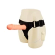 Kép 4/9 - Baile - Jessica Strap-On 1 - üreges, felcsatolható, élethű, wired vibrációs dildó állítható hevederrel (natúr)
