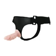 Kép 6/7 - Baile - Jessica Strap-On 3 - felcsatolható, élethű dildó szett állítható hámmal (natúr)