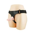 Kép 7/7 - Baile - Jessica Strap-On 3 - felcsatolható, élethű dildó szett állítható hámmal (natúr)