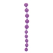 Kép 2/2 - Nmc - Jumbo Jelly Thai Beads - 10 szemes análsor (lila)